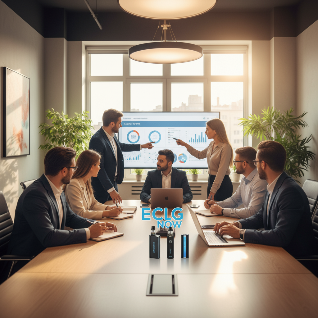 ECIG NOW professional team collaboration