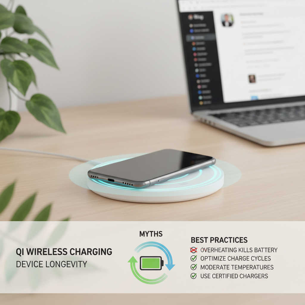 Image about Qi Wireless Charging and Device Longevity: Debunking Myths and Best Practices for Your Smartphone Battery Health